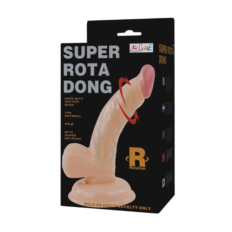 Realistyczny penis rotacyjne dildo z wibracjami